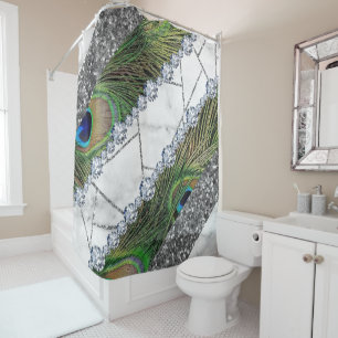 Peacock Shower Curtain