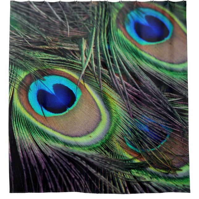 Peacock Shower Curtain (Front)