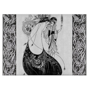 Peacock Skirt Beardsley Art Nouveau Cutting Board