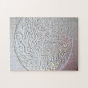 Peacock Snow Sculpture, Hotel de Glace, Quebec Jigsaw Puzzle