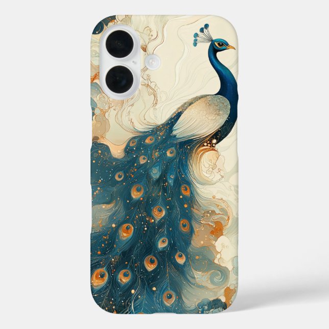 Peacock Splendour Case-Mate iPhone Case (Back)