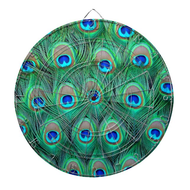 Peacock Splendour Dartboard (Front)