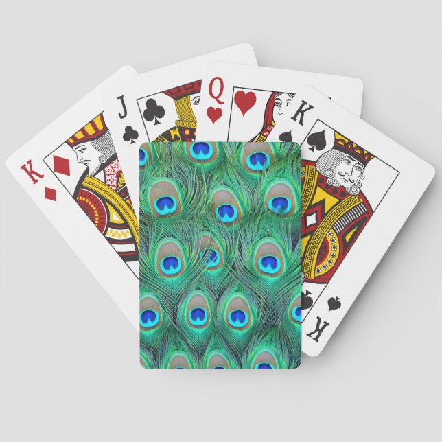 Peacock Splendour Playing Cards (Back)