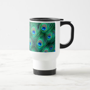 Peacock Splendour Travel Mug