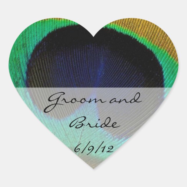 peacock sticker (Front)