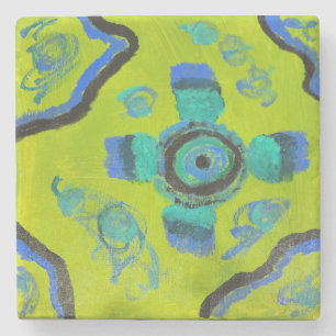Peacock Stone Coaster
