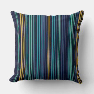 Peacock Stripes Cushion