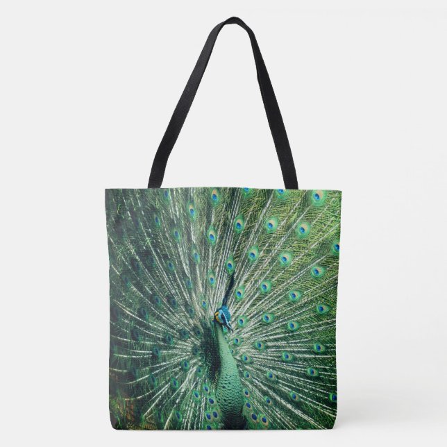 Peacock Strut  Tote Bag (Front)