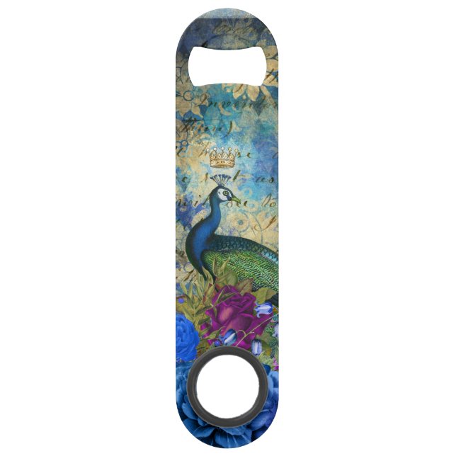 Peacock Teal Speed Bottle Opener (Back)