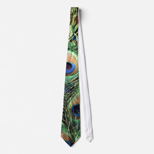 peacock, tie (Front)