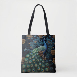Peacock Toter Tote Bag