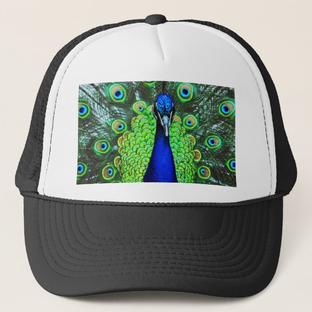 Peacock Trucker Hat (Front)