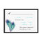 Peacock Tuxedo RSVP Cards