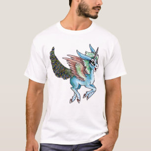 Peacock Unicorn T-Shirt