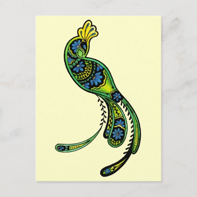 Peacock Ver 2 Postcard (Front)