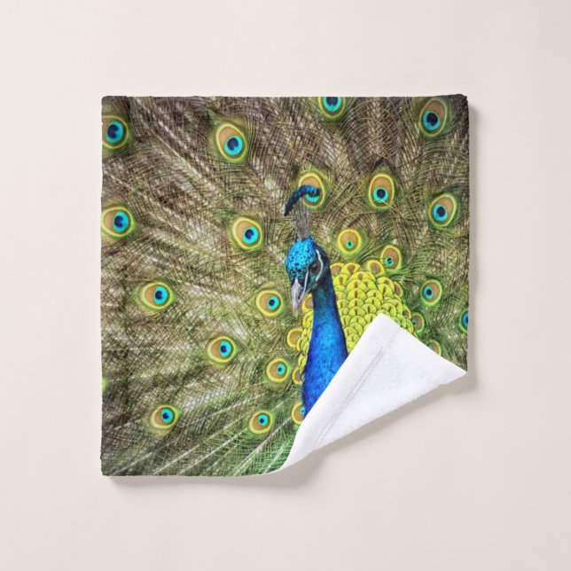 Peacock Wash Cloth (Wash Cloth)