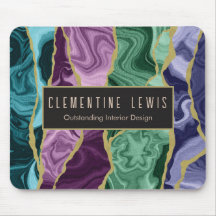 Peacock Watercolour Agate V1 Customizable