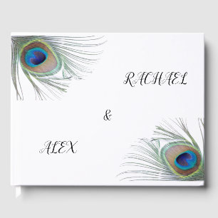 Peacock Wedding Guest Book