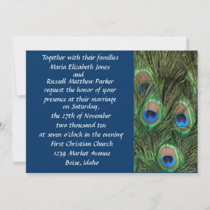 Peacock Wedding Invitations
