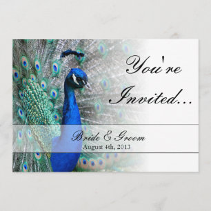 Peacock Wedding Theme 1 Invitation