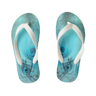 Peacocks and Mermaids Kid's Jandals