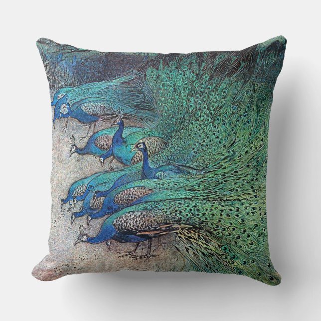 Peacocks Cushions (Front)