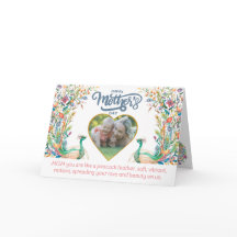 Peacock's feather like mum's love Mother's day