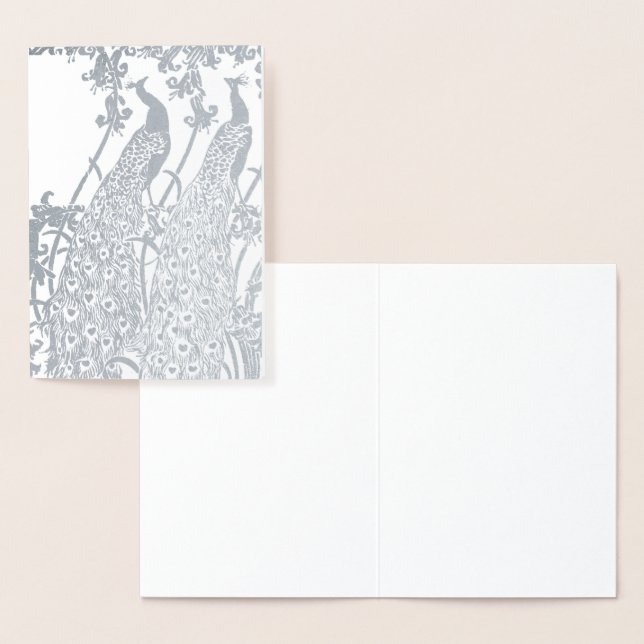 Peacocks Foil Card (Display)