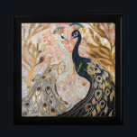 Peacocks Gold Glitter Love Blush Rose  Gift Box<br><div class="desc">Peacocks Gold Glitter Love Blush Rose</div>