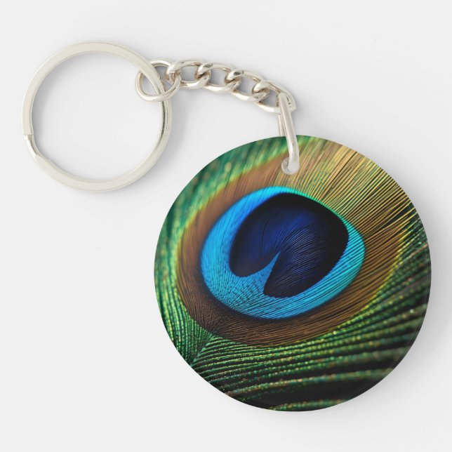 Peacock's Jewel Key Ring (Front)