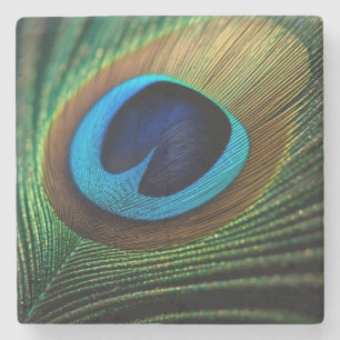 Peacock's Jewel Stone Coaster