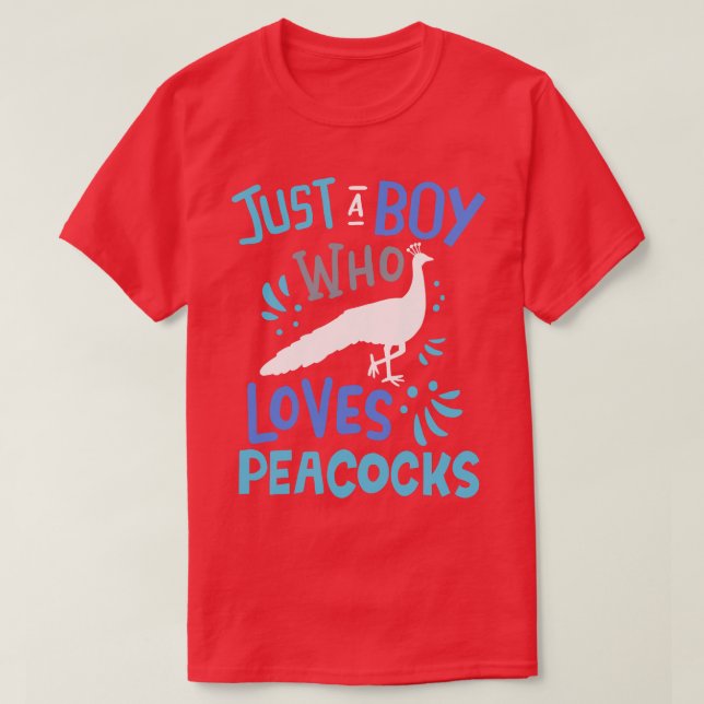 Peacocks Peacock Lover 3 T-Shirt (Design Front)