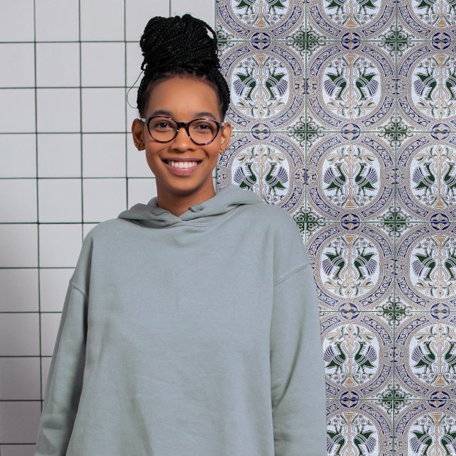 Peacocks Symbolism Belle Epoque Art Deco Tile (Creator Uploaded)