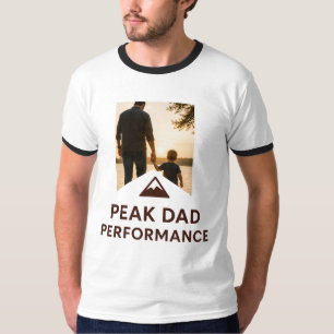 Peak Dad Performance Shirt Funny Father's Day Gift