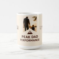 Peak Dad Performance Shirt Funny Father's Day Gift