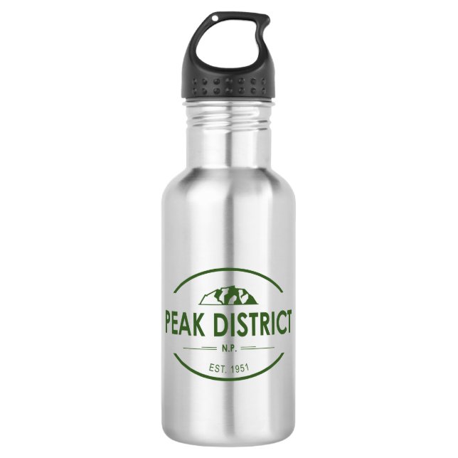 Peak District National Park 532 Ml Water Bottle (Front)