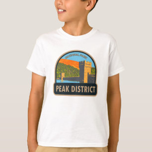 Peak District National Park England Vintage  T-Shirt