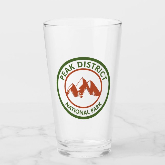 Peak District National Park Glass (Front)