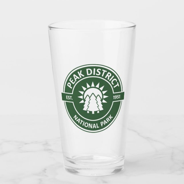 Peak District National Park Glass (Front)