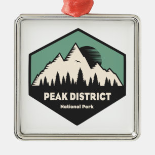 Peak District National Park Metal Tree Decoration