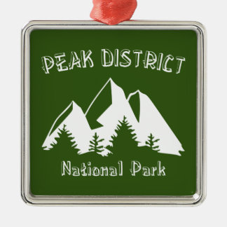 Peak District National Park Metal Tree Decoration