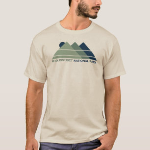 Peak District National Park Mountain Sun T-Shirt