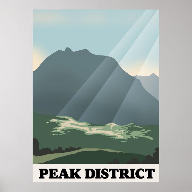 Peak District National Park Poster (Front)