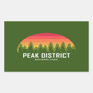 Peak District National Park Rectangular Sticker
