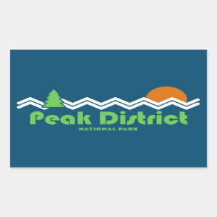 Peak District National Park Rectangular Sticker