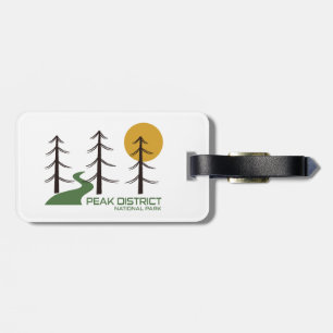 Peak District National Park Trail Luggage Tag