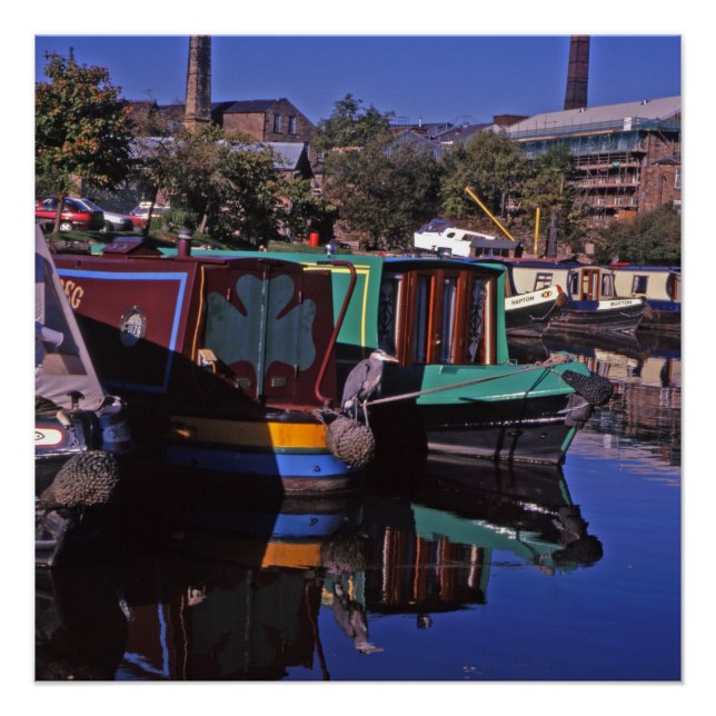 Peak Forest Canal Derbyshire England Poster (Front)