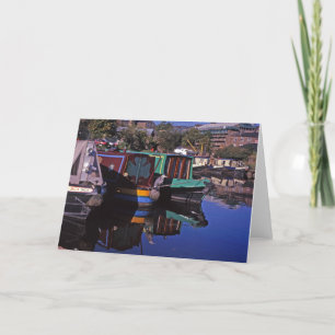 Peak Forest Canal Derbyshire England Thank You Card