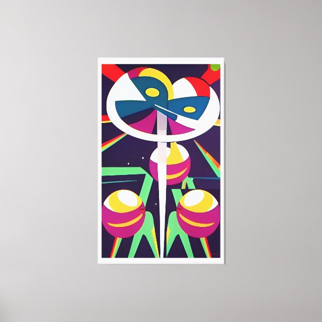 Peak Kasso - Ken Gauge Surreal Art Canvas Print (Front)