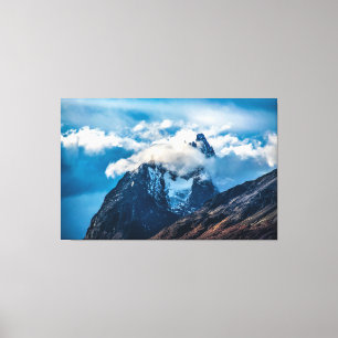 Peak Majesty: Ushuaia Landscape Scene Canvas Print